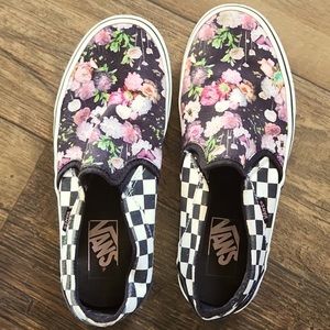 VANS Women’s Asher Checker Slip on Shoe